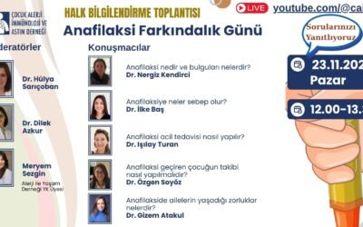 Anafilaksi Farkındalık Günü – Halk Bilgilendirme Toplantısı
